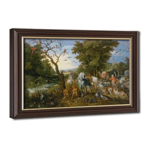 Impression sur toile Jan Brueghel l'Ancien avec cadre suspendu