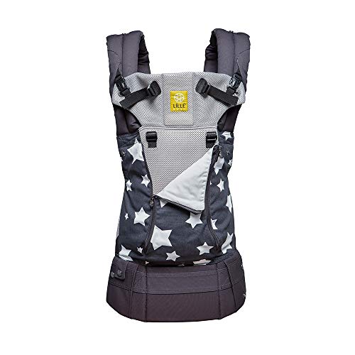 LÍLLÉbaby Complete All Seasons Ergonomic 6-in-1 Baby Carrier Newborn to Toddler - with Lumbar Support - for Children 7-45 Pounds - 360 Degree Baby Wearing - Inward & Outward Facing - Star in Our Eyes