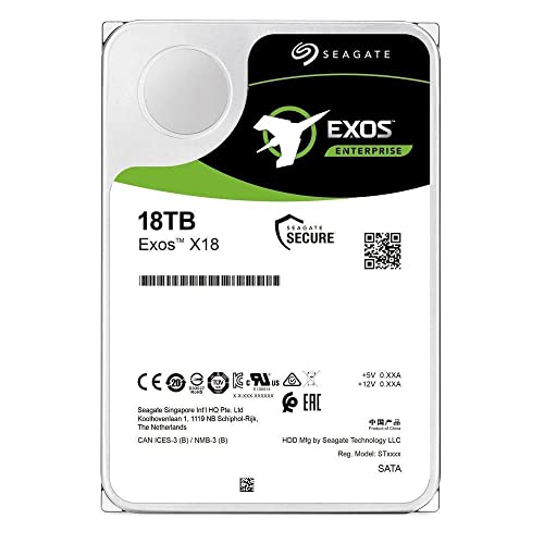 Image of Seagate Exos X18 ST18000NM005J 18 TB Hard Drive - Internal - SAS (12Gb /s SAS) - 7200rpm - 5 Year Warranty
