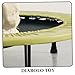 HANABASS 6pcs Trampoline Leg Tubes with Non-Slip Pads, Trampoline Leg Part Trampoline Safety Pad Trampoline Leg Extension Mini Replaceable Trampoline Legs Stainless Steel for Home Use