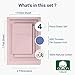 CALIFORNIA DESIGN DEN 5-Star Hotel 600 Thread Count 100% Cotton Sheets Set, Soft & Smooth Queen Sheet Set with Deep Pockets, Quality Beats Egyptian Cotton Claims (Blush Pink)