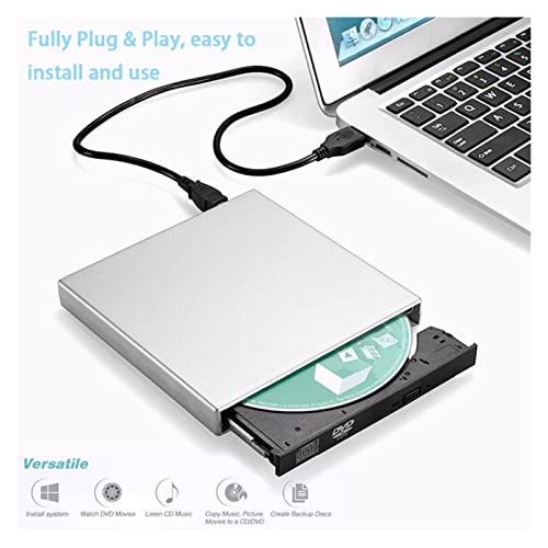 Lecteur externe CD DVD USB résout le manque de lecteur interne sur ordinateur portable - 6