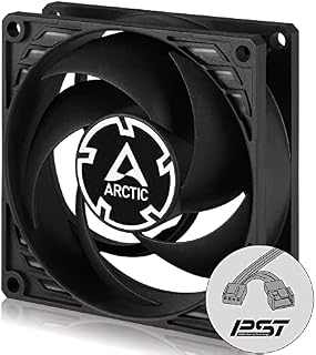 ARCTIC P8 PWM PST CO - 80 mm Case Fan, PWM Sharing Technology (PST), Pressure-optimised, Dual Ball Bearing for Continuous Operation, Computer, 200-3000 RPM
