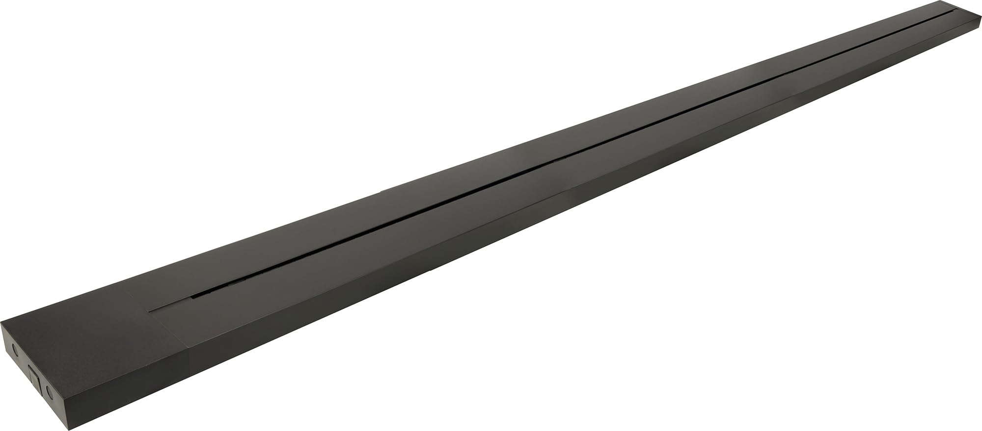SCHWAIGER Multiprise configurable - 100 cm - Noir - Rail d'alimentation au design en aluminium pour prises modulaires - Réglable individuellement - Certifié VDE et parfait pour la cuisine, le bureau