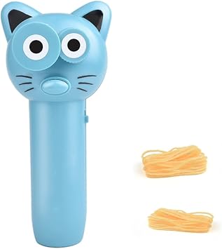 Rope Launcher, Rope Launcher, Zip String Rope Propeller with Rope String Toys, Zip String Controller, Rope Thruster Propeller, Blue