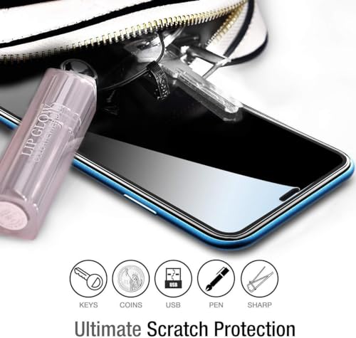 Image of vizer Military-Grade Tempered Glass Screen Protector for iPhone 13 (6.1 Inch) | 9H Hardness Gorilla Protection, HD Crystal Clear, Anti-Fingerprint, Bubble-Free Easy Installation