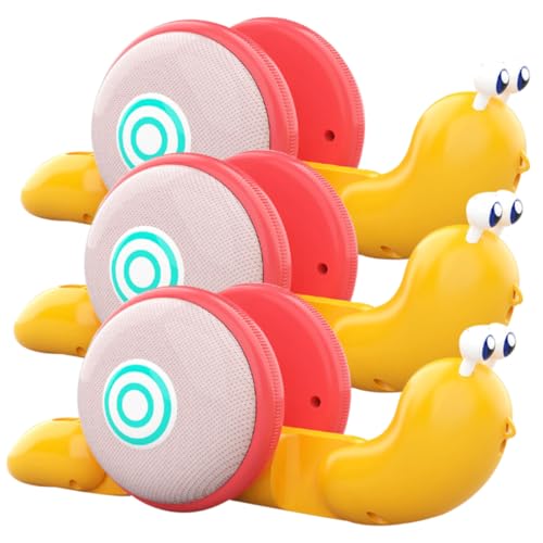 BESPORTBLE 3Pcs Pulling Snail Cartoon Playthings for Engaging Household Supply Stimulates Imagination and Motor Skills Safe and Material Random Color