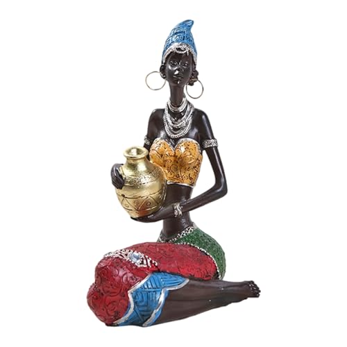LEIQI Ethnic Type Resin Home Decoration Handmade Cultural Craft for Living Room Bedroom Shelf Display