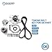ECCPP Timing Belt Kit with Water Pump Compatible For Volvo C30 C70 S40 S60 S70 S80 V50 V60 V60 Cross Country V70 XC60 2003-2007 For Volvo XC70 2003-2006 For Volvo XC90 TB331LK2 WP311K2A WPK41110C