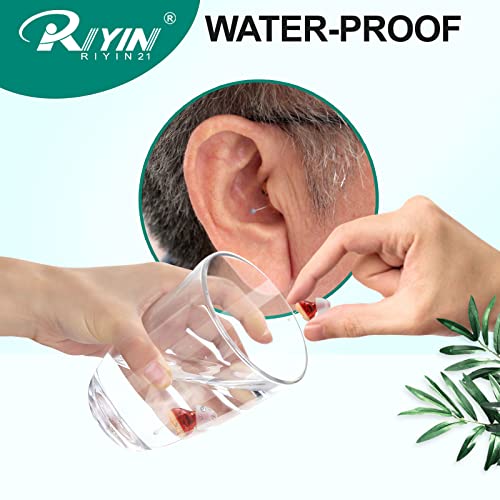 Riyin21 Hearing Aids For Seniors & Adults,Inner-Ear Digital Hearing Amplifier,Mini Sound Amplifiers With Noise Reducing,Feedback Cancellation,Comfort Design,Nearly Invisible,Supply Of Batteries,1 Pair #TOP4