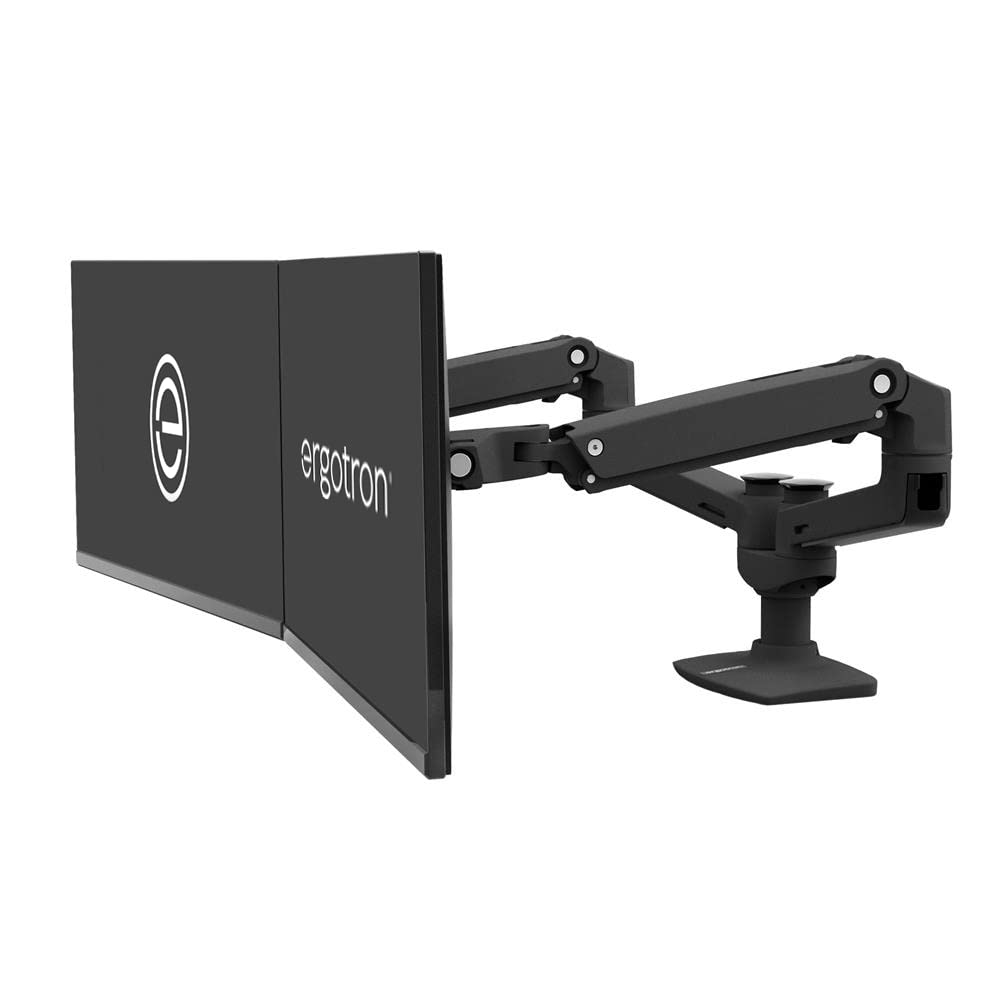 Ergotron LX Dual Monitor Arm VESA Desk Mount for 2 Monitors Up to 27 Inches 7 to 20