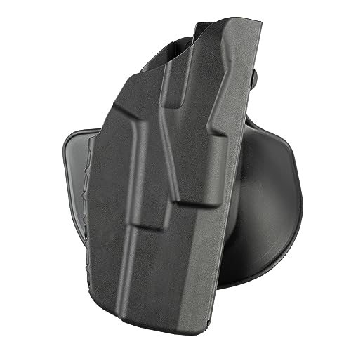 Safariland 7378 7TS ALS Concealment Holster, Flex-Paddle & Belt Loop Combo, H&K P30L, SafariSeven Plain Black, Left Hand