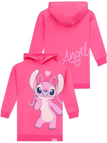 Sweat à capuche fille Stitch pull long Disney vêtement chaud et confortable 5-13 ans