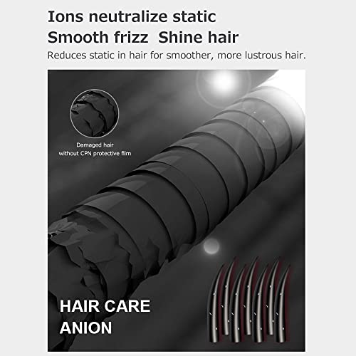 LAOJIA Secador de cabelo profissional dobrável portátil doméstico 1800 W secador de cabelo de alta p