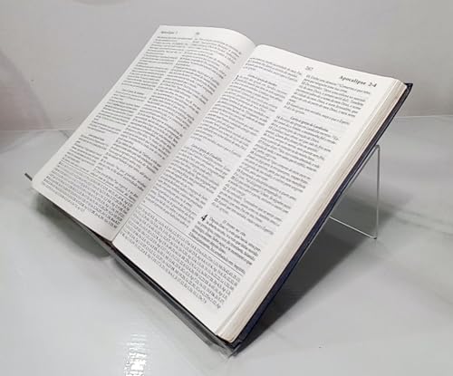 Suporte em Acrílico para Bíblia, Aparador, Púlpito, Estante, Escrivaninha, Quarto, Sala de Estar, Sa