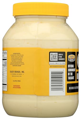 Image of Dukes Real Mayonnaise, Smooth & Creamy, Sugar Free, 30 Fluid Ounces (Pack Of 12)