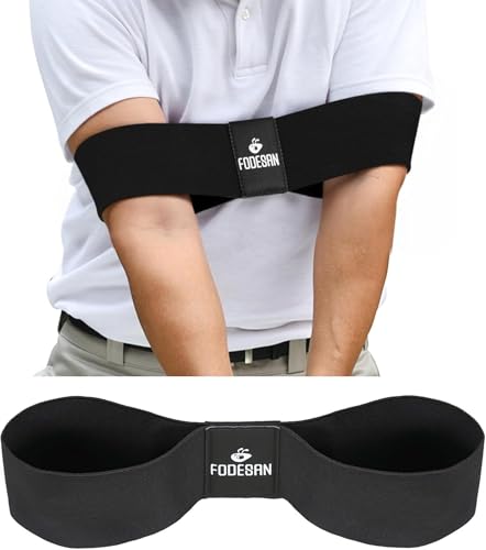 Golf Arm Band Training Aid for Swing Connection Arm Connection Golf Trainer for Better Tempo Ball Striking & Consistency Easy Golf Swing Training Aid for Indoor Practice Golf Gift for Golfers