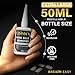 Nail Glue Remover for Press On & Glue On Nails (50mL) Non-Acetone Gentle Low Odor Debonder Serum, Exsivia False Nail Remover for Fake Tips, Fast Removal