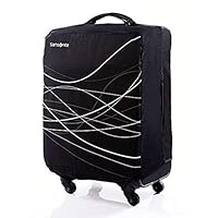 Samsonite Bedruckte Gepäckabdeckung, Schwarz, Medium, Bedruckte Gepäckabdeckung