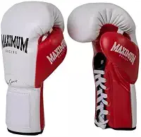 Maximum Luvas de Boxe Profissionais, Couro de Microfibra, Muay Thai e Kickboxing