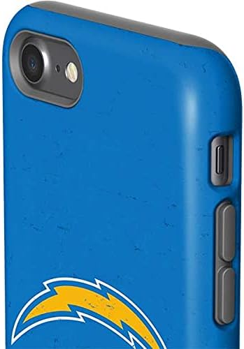 Skinit Pro Phone Case Compatible with iPhone SE (2nd & 3rd Gen) - Officially Licensed NFL Los Angeles Chargers - Alternate Distressed Design