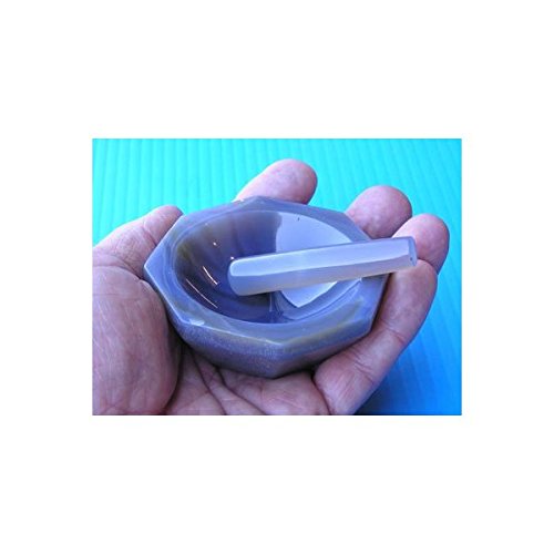 Agate Mortar and Pestle