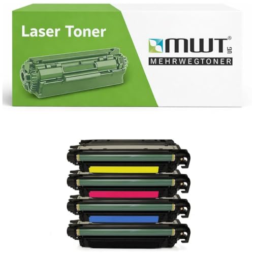 Cartouche toner HP Color LaserJet M553 M577 CF360A 508A lot de 4 Mehrwegtoner