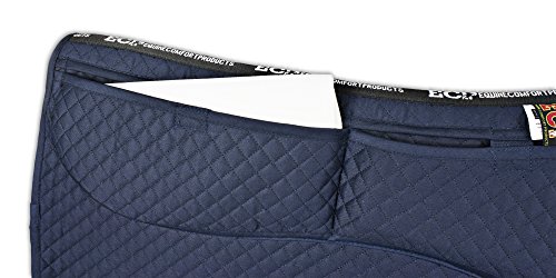 Ecp All Purpose Diamond Quilted Therapeutic Contoured Correction Support Western Saddle Pad With Adjustable Memory Foam #TOP1