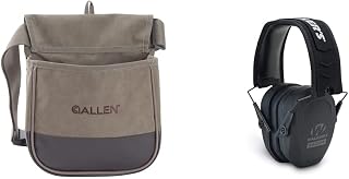 Allen Company Shotgun Shell Pouch, Sporting Shotgun Shell Bag - Clay, Trap or Skeet Shooting Holder for Shotgun Shells - Soft Canvas or Hard Molded Options: Tan or Olive Drab - Allen Company