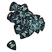 Personalized Black Guitar Picks, Bulk Set of 100 - Business Handouts, Promotional Items and Party Favors