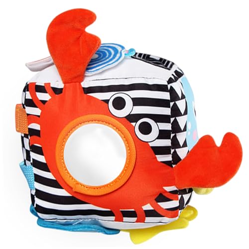 Animales de peluche cubo sensorial para regalo de primer cumpleaños