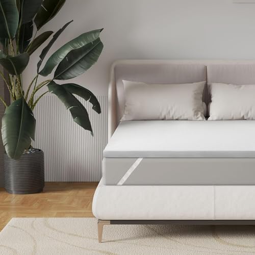 Ego Home Topper Para Colchones De 180 X 200 Cm, 5 Cm De Altura, De Espuma Viscoelástica Con Certificado Öko-Tex, Extraíble Y Lavable, Para Cama Con Somier, Colchones, Sofá Cama Ego Home Topper Para Colchones De 180 X 200 Cm, 5 Cm De Altura, De Espuma Viscoelástica Con Certificado Öko-Tex, Extraíble Y Lavable, Para Cama Con Somier, Colchones, Sofá Cama