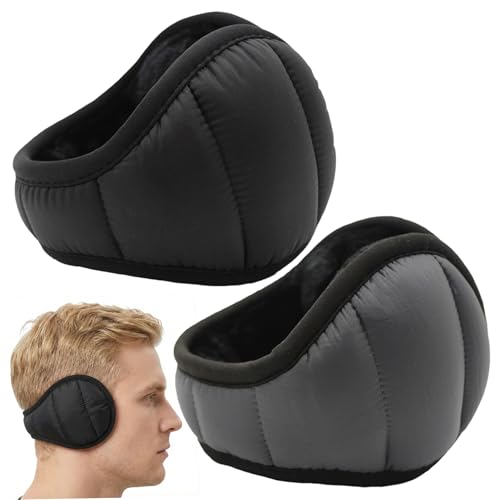 Orejeras plegables impermeables con forro térmico de felpa suave 6