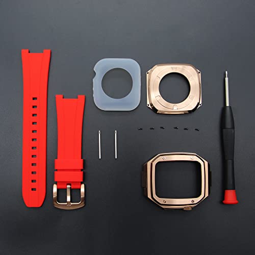 Protéger Apple Watch 45mm avec ce boîtier luxe en acier métal