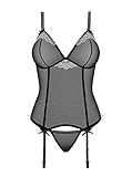 Linie erotikprodukte OBSESSIVE CORSETS Damen Ropa Interior Erótica De Cuero Y Látex Para Mujer Sexo Y Sensualidad Adulto Unisex Dessous-Set Not Applicable, Multicolor, S/M