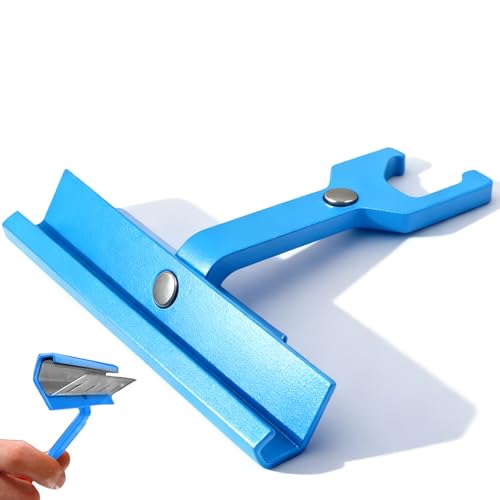 Magnetic TDC & TDF Cleat Clip Tool for HVAC Ductwork, PPC & PPF Duct Cleat Tool with 4" Handle, Sheet Metal Duct Work Tools for Tight Spaces