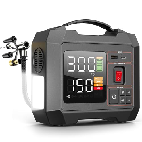 Portable Tire Inflator for Car 150PSI Cordless Air