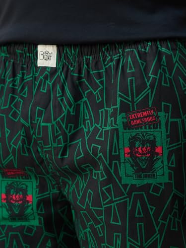 Image of The Souled Store DC Comics: The Joke Men and Boys Elastic Waistband All Over Printed Cotton Relaxed Fit Lightweight All-Season Lounge Pyjamas