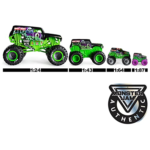 Monster Jam, Official Son-uva Digger Monster Truck, Collector Die-Cast Vehicle, 1:24 Scale, Kids Toys for Boys and Girls Ages 3 and up