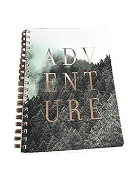 Office Product Fringe Studio Adventure Forest Spiral Paperback Notebook / Journal, 7.75 in. x 9.75 in, 192 Lined Pages (977066) Book