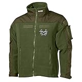 Wabenstruktur Copytec Combat Fleecejacke Luftwaffe Staffel Geschwader Bundeswehr GRATIS Name #30491, Größe:3XL, Farbe:Oliv