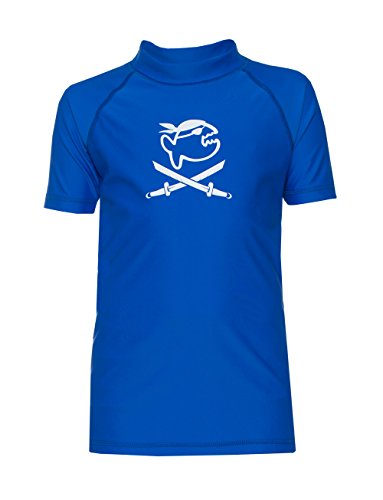 IQ-Company 7253152445-k128 Camiseta, Unisex niños, Azul Oscuro, 128/134