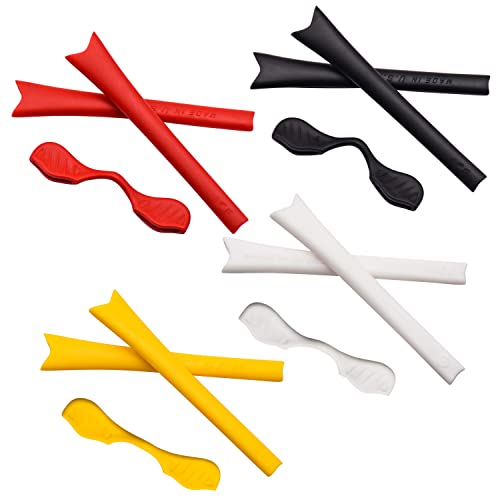 Kit en caoutchouc pour lunettes Oakley Radar en rouge noir jaune blanc