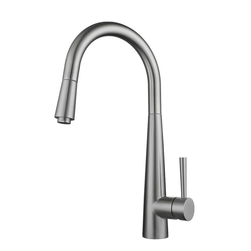 Robinet de cuisine avec douchette pivotant 360 pour grand évier