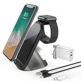 ipod dockingstation lautsprecher Qi Multi Schutz Design Der kabellose Ladeständer ist von Qi zertifiziert, mit intelligenter Schutz-Technologie. Dieses kabellose Qi-Ladegerät schützt vor Überstrom, Überspannung, Übertemperatur, Kurzschluss, Überladung, Fremdkörpererkennung und anderen mehreren Schutzfunktionen, um sicheres und schnelles Laden zu gewährleisten.