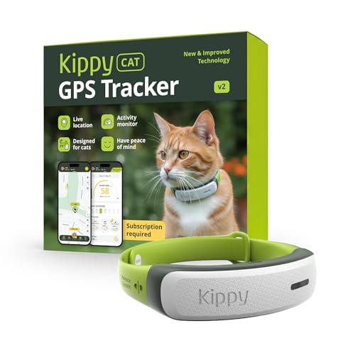 Kippy CAT V2 - Collier GPS pour chats - Localisateur