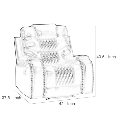 Image of Torque - Mikkel Leatherette Recliner Sofa 3+2+1 Seater Manual Dark Brown | Adjustable 6 Seater Recliner with Cup Holder Storage for Living Room Bedroom | 1 Year Warranty