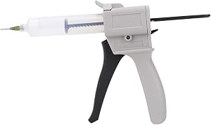 Glue Gun, Single Liquid Gun 30ml Dispenser Glue Gun Plastic Manual Single Tube Handle Tool for Pressing Squeezing