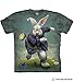 The Mountain White Rabbit Adult T-Shirt, Green, XL