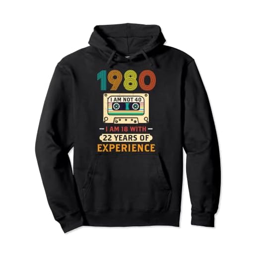 Nacidos en 1980 octubre - Regalo de cumpleaños (40 años) Sudadera con Capucha